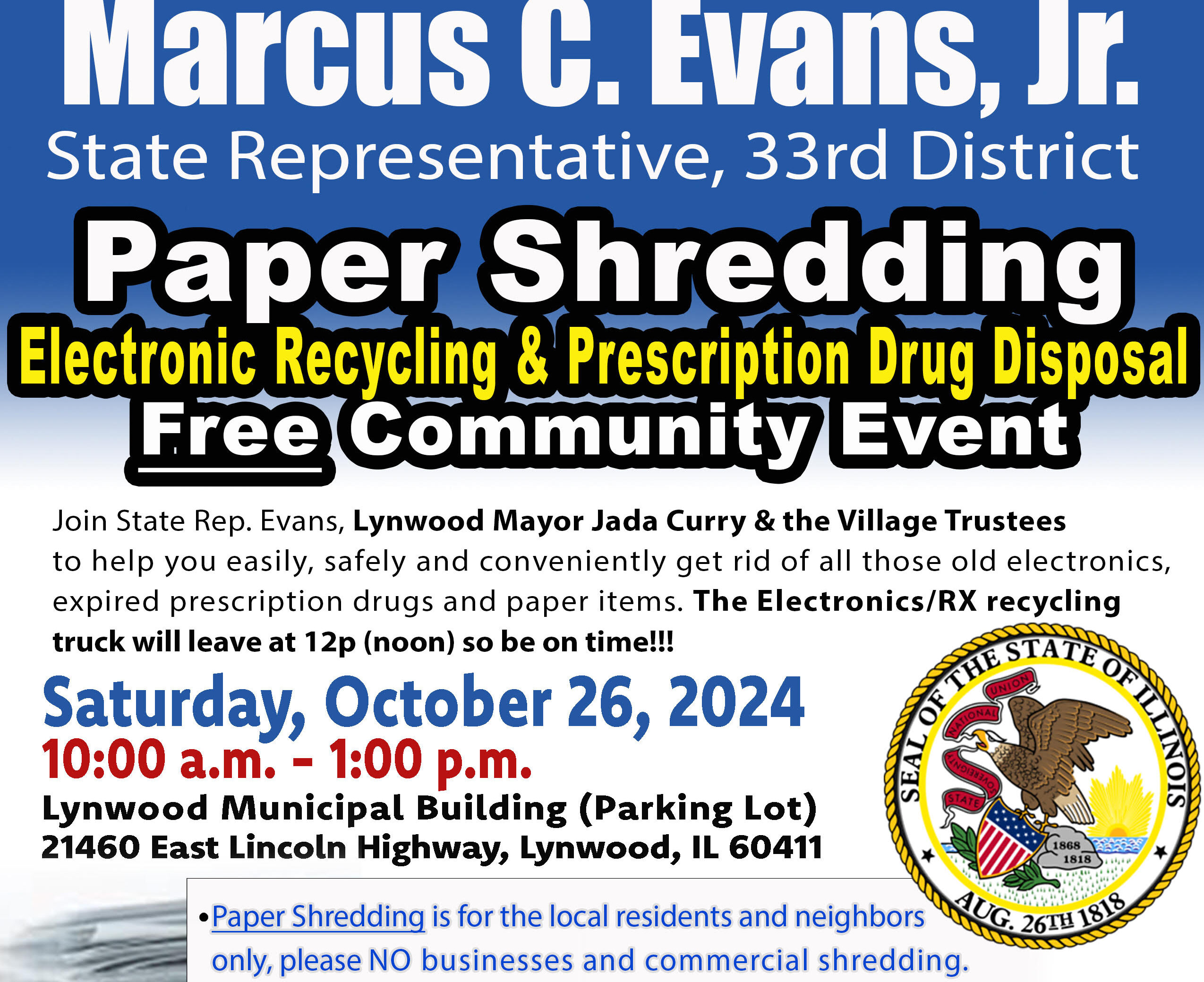 Rep Paper FREE Community Paper Shredding and Electronic Recycling Event ...